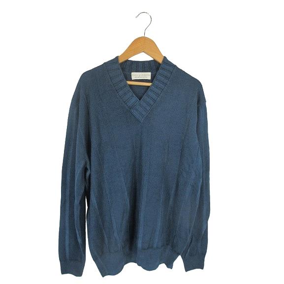 【中古】フィリッポ デ ローレンティス FILIPPO DE LAURENTIIS プルオーバー ニット 長袖 無地 ブラウン サイズ50 フィリッポ デ ローレンティス FILIPPO DE LAURENTIIS プルオーバー