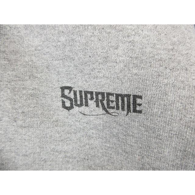 【刺繍ロゴ】　Supreme ヘザーグレー パーカーＬ Champion x Supreme 刺繍ロゴ パーカー L グレー - メルカリ