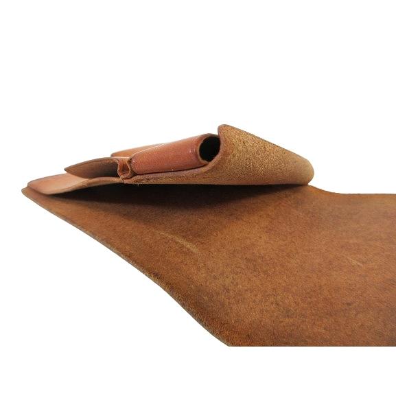 シュリンクス SYRINX 財布 二つ折り 無地 レザー ブラウン QQQ メンズ