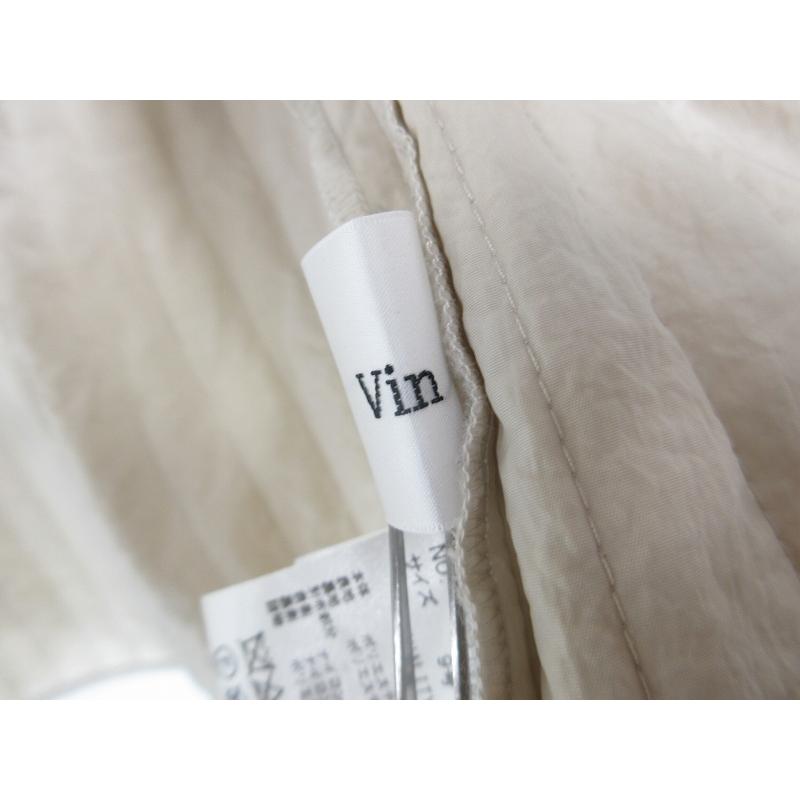 ヴァン Vin ジャケット ブルゾン ボア キルティング ボタン ブラウン 