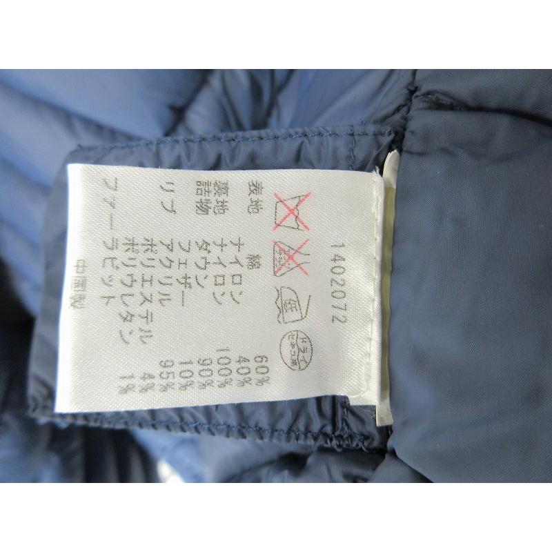 ウールリッチ WOOLRICH 1402072 ダウン ジャケット コート フード ファー ジップフライ ボタン 無地 ネイビー サイズM QQQ レディース_8