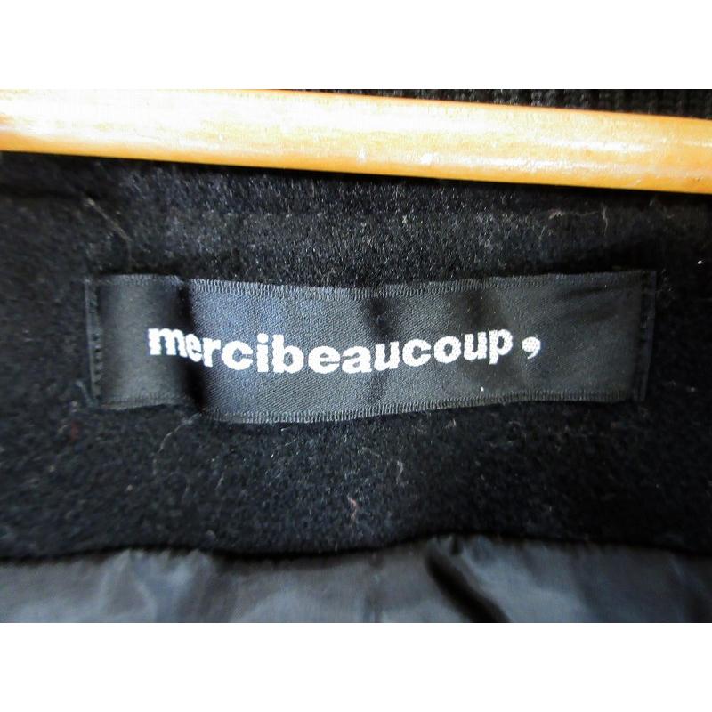 メルシーボークー mercibeaucoup ジャケット ウール フード シングル 