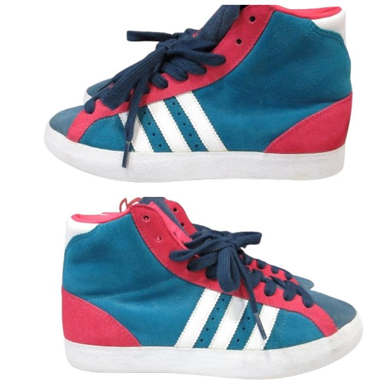 adidas（アディダス） スニーカー ハイカット スリー ストライプ 