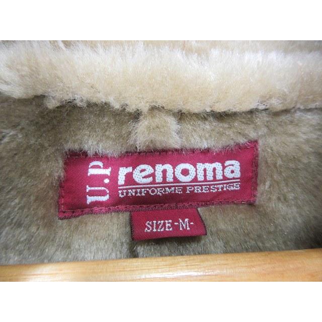 レノマ renoma U.P ムートン コート ジャケット ファー フェイク ボア