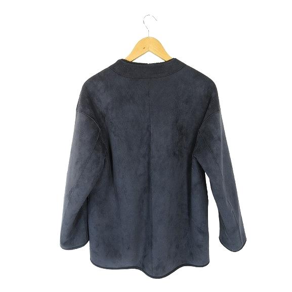 ルグラジック Le glazik ジャケット ノーカラー リバーシブル 2way