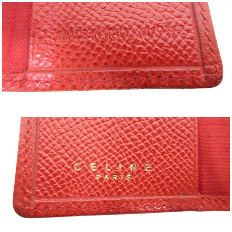 CELINE（セリーヌ） キーケース 6連 ロゴ ワンポイント 無地 レザー