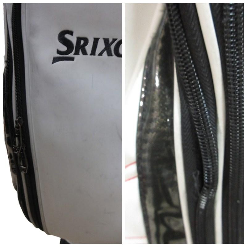 スリクソン SRIXON キャディ バッグ ロゴ 4分割 白 QQQ メンズ