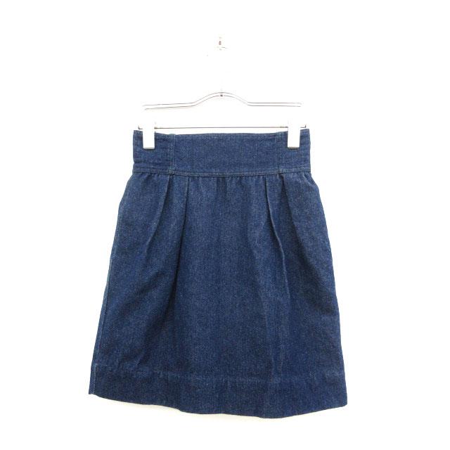 deicyデイジー スカート デイシー deicy スカート タイト ミニ タック デニム 0 青