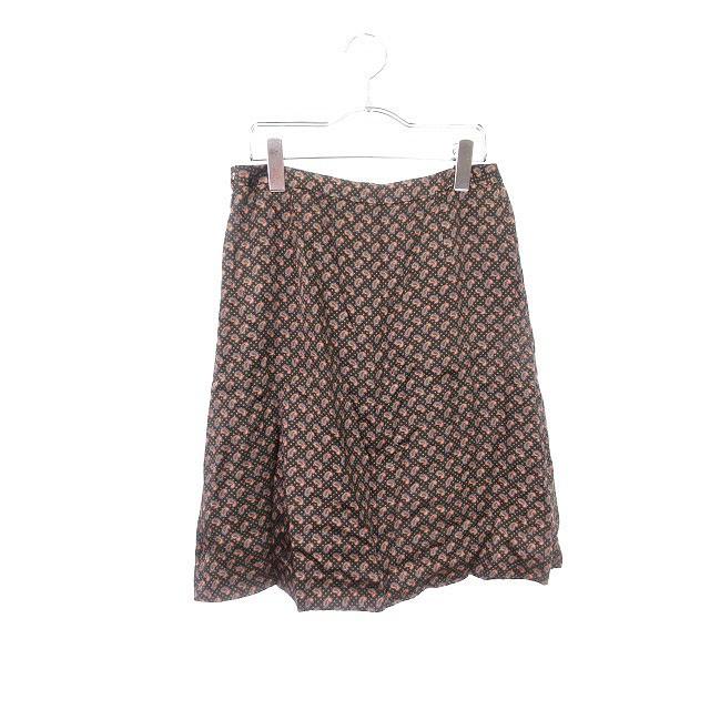 ミュベールワーク MUVEIL WORK スカート ひざ丈 ペイズリー フレア 38  