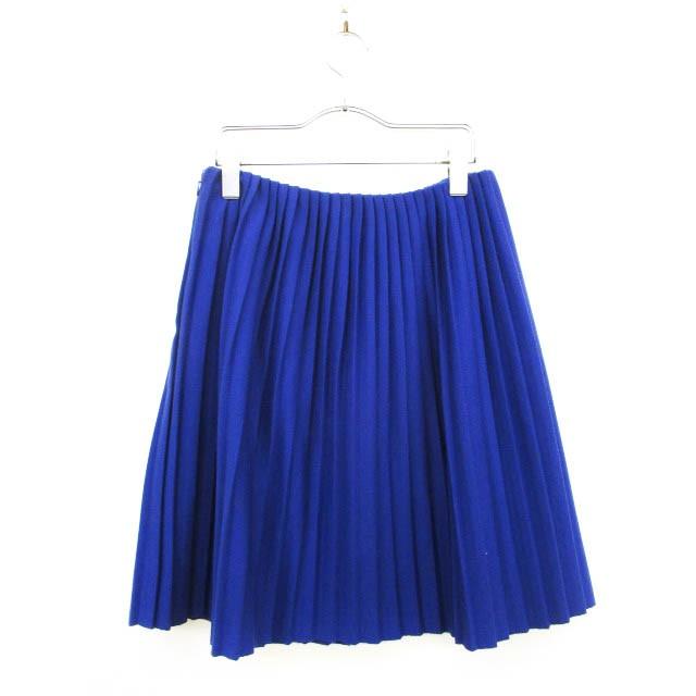 ルシェルブルー LE CIEL BLEU スカート プリーツ ミニ ストレッチ 38 