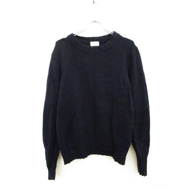 ドゥニーム DENIME CLOTHING カットソー ニット クルーネック ウール M 