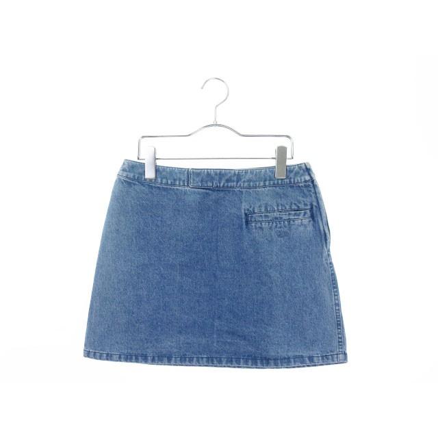 アーペーセー A.P.C. スカート デニム ミニ 台形 S 青 ブルー /ek  
