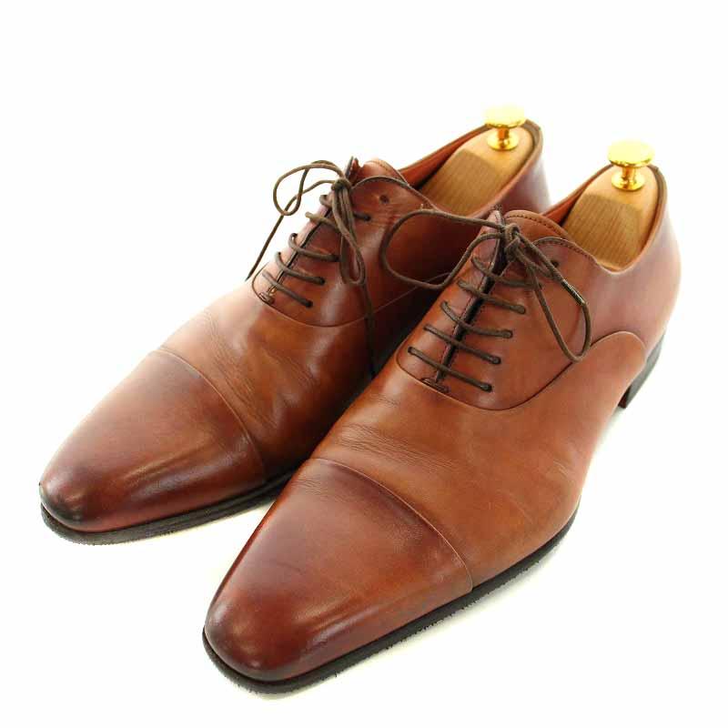 サントーニ SANTONI ビジネスシューズ レザー レースアップ ストレート 