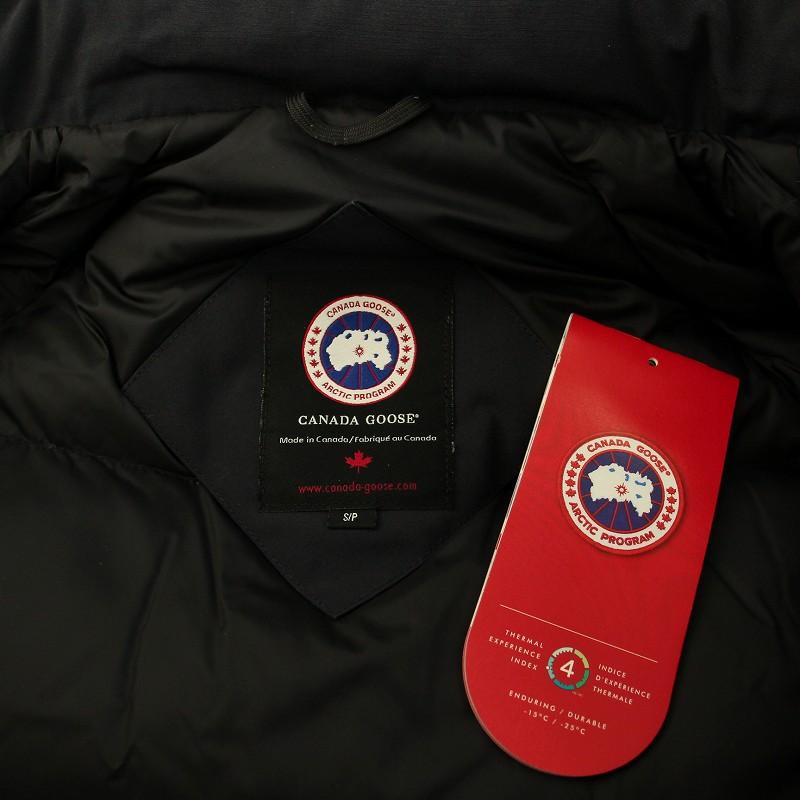 カナダグース CANADA GOOSE カムループス KAMLOOPS ダウンジャケット ハイネック スタンドカラー ジップアップ フード S 紺｜vectorpremium｜06