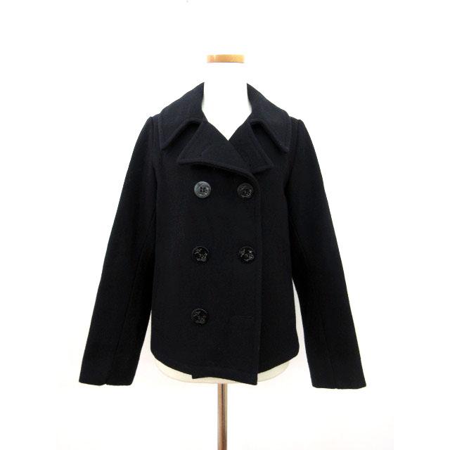 フィデリティ FIDELITY コート ピーコート ショート ウール 紺