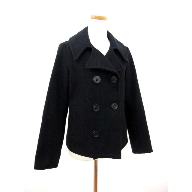 フィデリティ FIDELITY コート ピーコート ショート ウール 紺