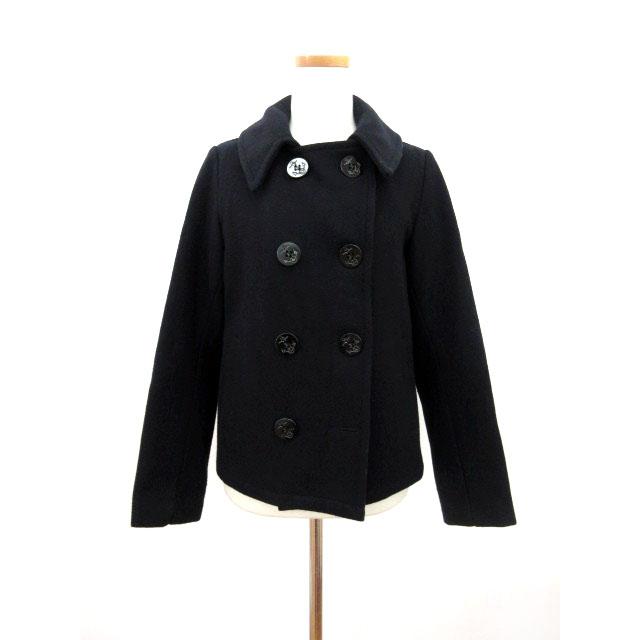 フィデリティ FIDELITY コート ピーコート ショート ウール 紺