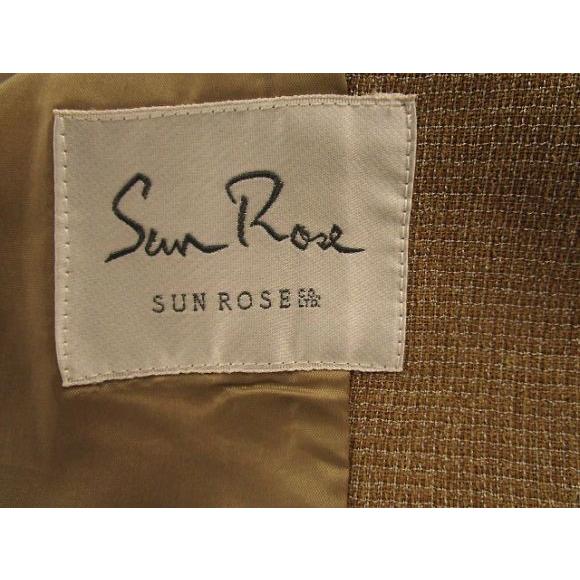 Sun Rose セットアップ スカート スーツ ジャケット 茶 9 レディース