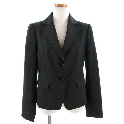 ユニクロ Uniqlo ジャケット テーラードジャケット 長袖 ヘリンボーン ウール グレー S レディース 中古 ベクトル 古着 155 ブランド古着販売のベクトル 通販 Yahoo ショッピング