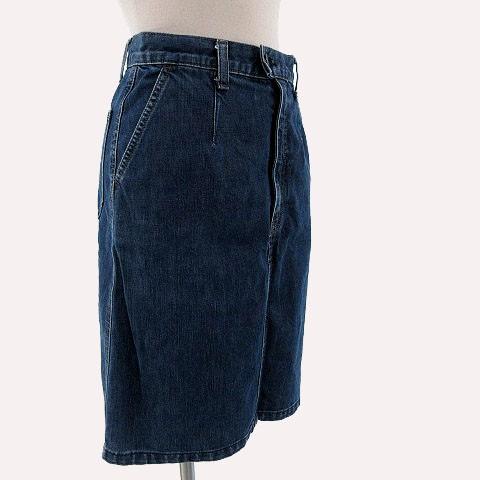 スウィートキャメル Sweet Camel スカート デニム ひざ丈 ジップフライ 