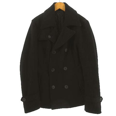 中古 エービーエックス Abx コート Pコート ピーコート 中綿入り ブラック 黒 2 メンズ 51 Off