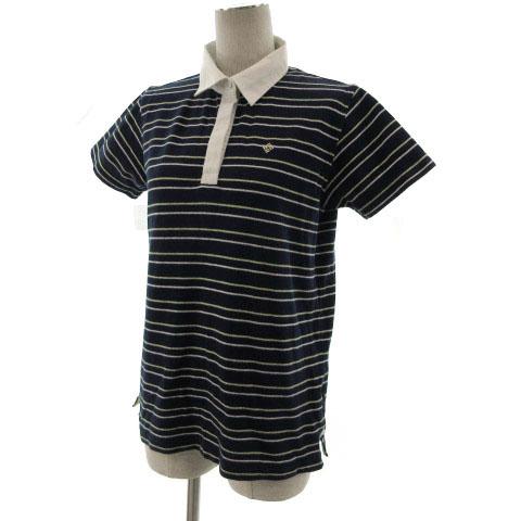 コロンビア Columbia ポロシャツ 半袖 ロゴ刺繍 ボーダー