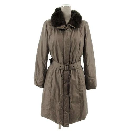 中古 コムサイズム Comme Ca Ism コート ダウンコート ファー サッシュベルト グレージュ系 レディース ベクトル 古着 155 ブランド古着販売のベクトル 通販 Yahoo ショッピング