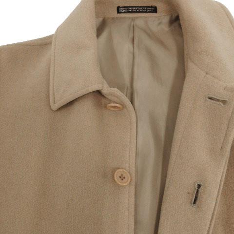 イネドオム INED HOMME コート ステンカラー 長袖 ウール混 起毛 