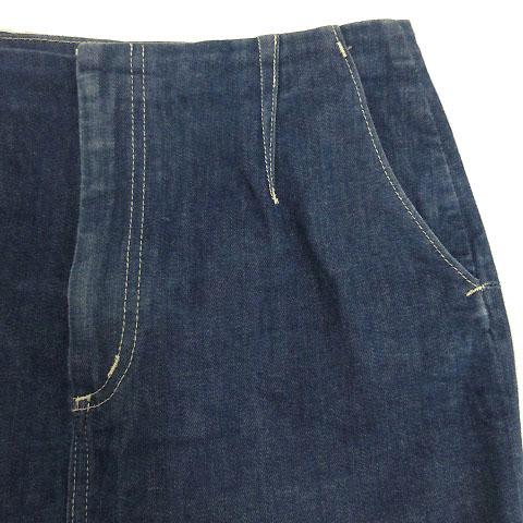 ルシェルブルー LE CIEL BLEU スカート デニム ミディ丈 ストレッチ 