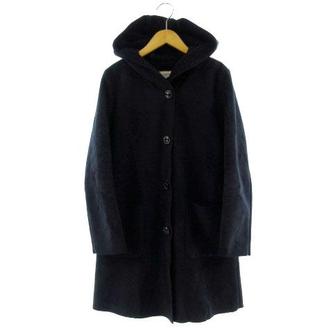 シンプリシテェ Simplicite コート フーデッド フェイクムートン 裏地  