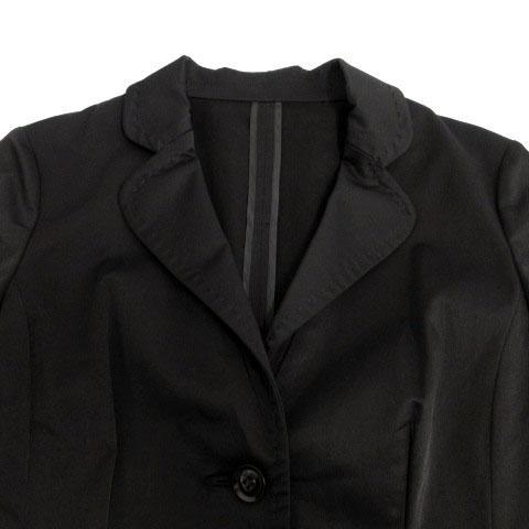 アンスペック UNSPECK ジャケット テーラードジャケット シャイニー 光沢 シングル 2B ストレッチ ブラック 黒 レディース｜vectorpremium｜02