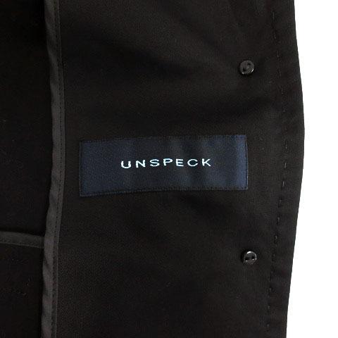 アンスペック UNSPECK ジャケット テーラードジャケット シャイニー 光沢 シングル 2B ストレッチ ブラック 黒 レディース｜vectorpremium｜07