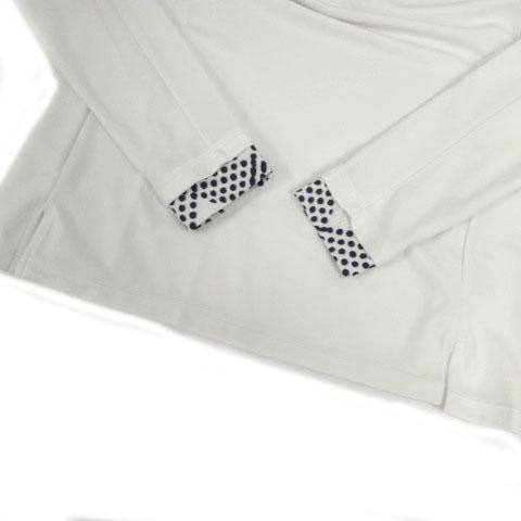 エレッセ ellesse カットソー 長袖 ハイネック ロゴ刺繍 切替え エレッセ ellesse カットソー 長袖 ハイネック ロゴ刺繍 切替え