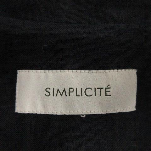 シンプリシテェ SIMPLICITE ジャケット 長袖 シングル2B リネン100