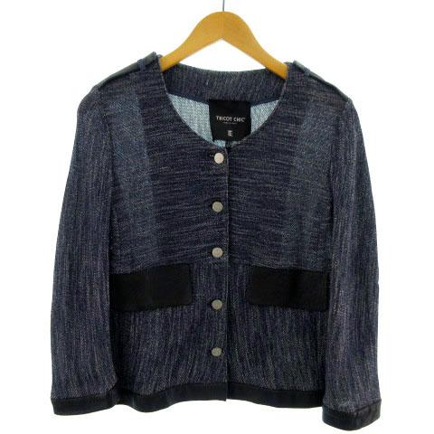 TRICOT CHIC トリコシックジャケットカーディガン