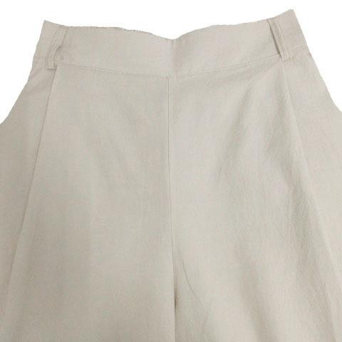 アウィーエフ AuieF パンツ ガウチョパンツ ワイドパンツ 七分丈