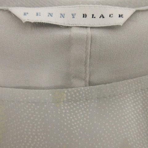 ペニーブラック PENNYBLACK ワンピース ひざ丈 ノースリーブ 総柄 