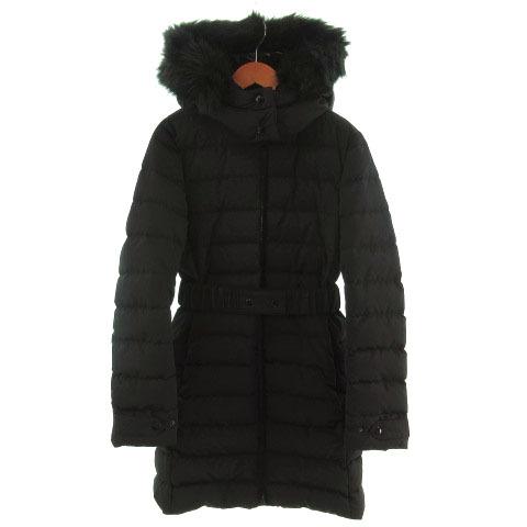 中古 ザラ Zara ダウンコート フーデッド ファー ベルト ブラック 黒 Xs レディース ベクトル 古着 155 902101200013 ブランド古着販売のベクトル 通販 Yahoo ショッピング
