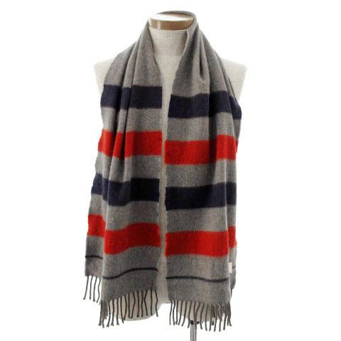 ④BEGG＆CO EDIFICE マフラー　グレー　新品未使用　スコットランド ④BEGG＆CO EDIFICE マフラー グレー 新品未使用 スコットランド