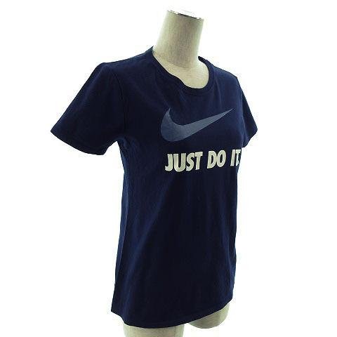 中古 ナイキ Nike ｔシャツ 半袖 丸首 ロゴプjust Do It ブルー 青 L レディース ベクトル 古着 155 ブランド古着販売のベクトル 通販 Yahoo ショッピング