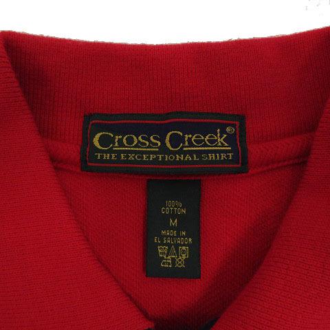 CROSS CREEK ポロシャツ 半袖 トニーラマ Tony Lama 刺繍 レッド CROSS CREEK ポロシャツ 半袖 トニーラマ Tony Lama 刺繍 レッド