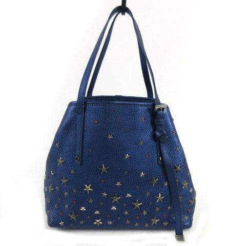 ジミーチュウ JIMMY CHOO トートバッグ サシャ SASHA S スタースタッズ 