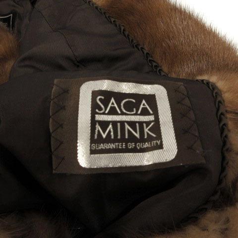 SAGA MINK ミンクボディーバッグヒョウ柄