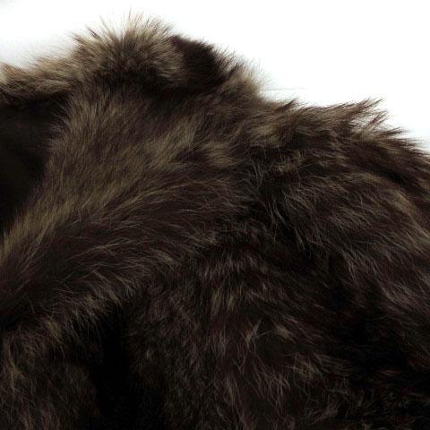コート 毛皮 リアルファー ブラウン 茶 レディース : ブランド古着販売