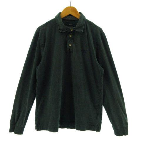 ヘンリーコットンズ HENRY COTTON'S ポロシャツ 長袖 ロゴ刺繍