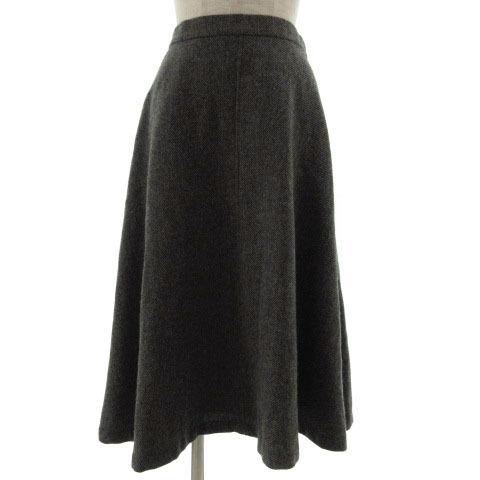 ブギウギ BOOGIE WOOGIE スカート フレア ミディ丈 ウール混