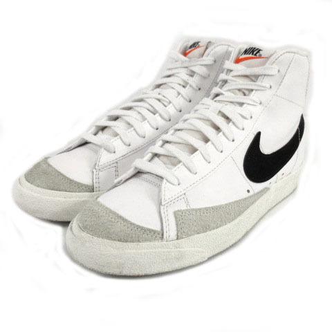ナイキ Nike Blazer Mid 77 Vintage ブレザー ミッド 77 スニーカー Bq6806 100 ハイカット ホワイト 白 ブラック 黒 26 5 メンズ 155 ブランド古着販売のベクトル 通販 Yahoo ショッピング