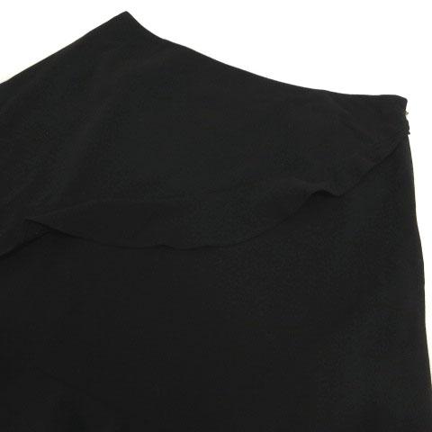 マリークワント MARY QUANT LONDON スカート ミニ 台形 フリル シンプル ブラック 黒 M レディース｜vectorpremium｜02