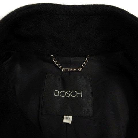 ボッシュ BOSCH コート アウター スタンドカラー アンゴラ混 シンプル