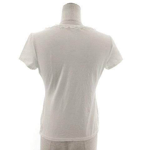 トゥービーシック TO BE CHIC カットソー 半袖 Vネック レースリボン 